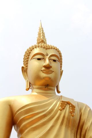 天空，雕塑，历史，著名，佛陀，佛教，东方，华丽