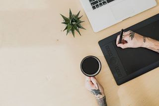 设计师桌面平面图