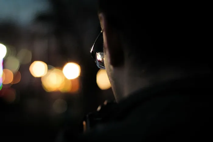 博克，墨镜，眼镜，眼镜，灯光，微距，人，人