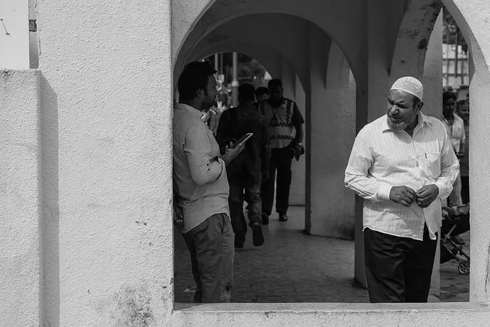 新加坡，小印度，街道，框架，印度，黑白，建筑，真人