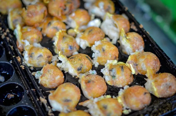 当地市场上的食物