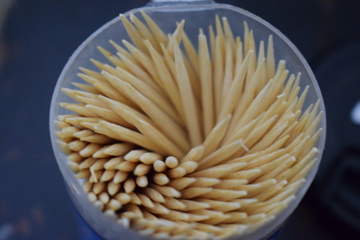 竹牙签照片