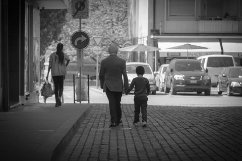 瑞士, 日内瓦, 祖父, 爱, 护理, 祖父母, 儿童, 榜样