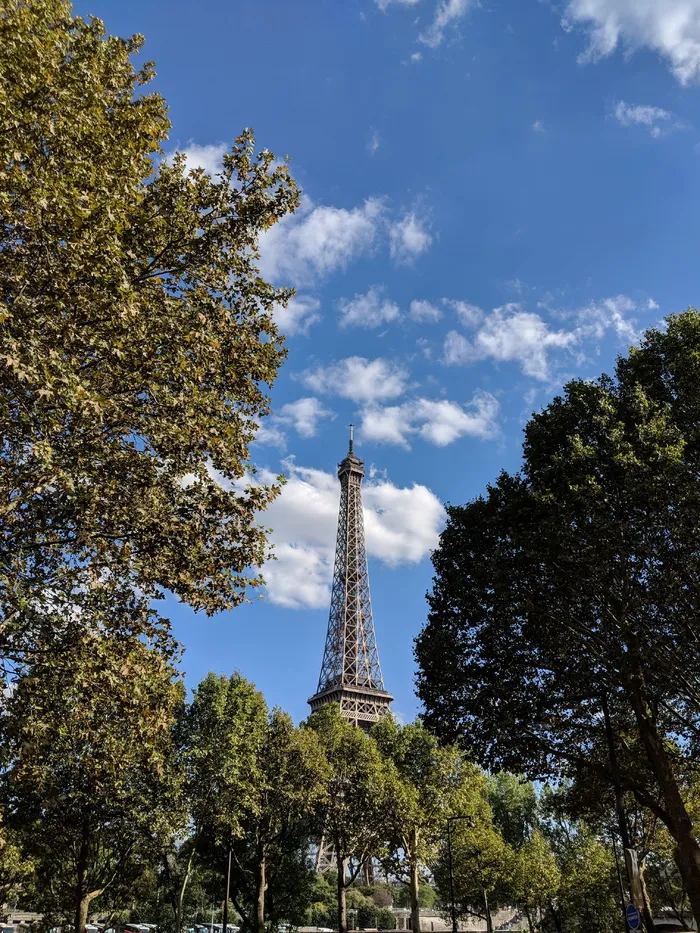 法国，巴黎，阿尔伯特·德蒙大道2号，天空，埃菲尔铁塔，电话，像素2，纪念碑