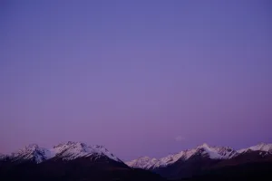 视图，阿尔卑斯山，照片，多雪，山脉，紫色，天空，山峰