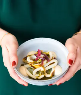 鱿鱼，希腊，食品，餐厅，地中海，米泽，食谱，希腊