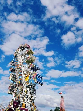 美国、佛罗里达、复古、游乐设施、集市、rollar coster、游乐设施、游乐园