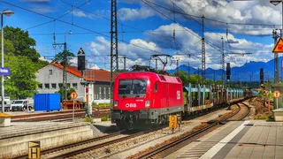 火车, 运输系统, 铁路, 旅行, 铁路线, 车站, 交通, 天空