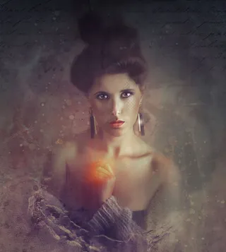 哥特, 黑暗, 艺术, 女人, 肖像, 成人, 人, 幻想