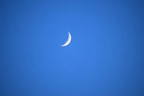 月亮,蓝色,天空,傍晚,日落,自然,风景,黎明 月亮,蓝色,天空,傍晚,日落,自然,风景,黎明
