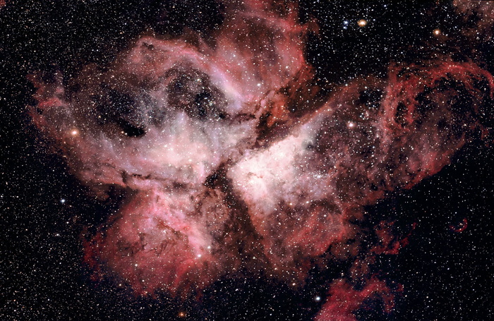 棕色，黑色，宇宙绘画，船底座星云，太空，宇宙，气体，尘埃