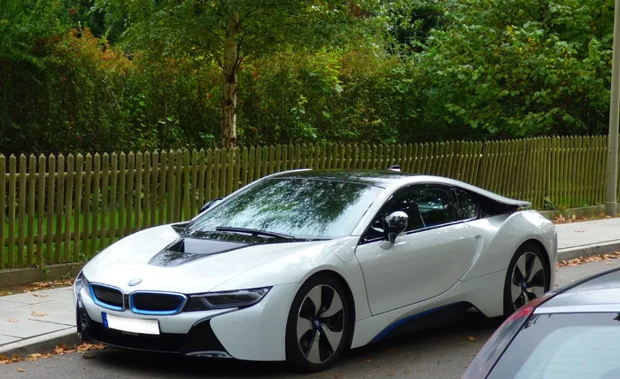 白色、宝马汽车、roadway、宝马、i8、电动汽车、pkw、auto