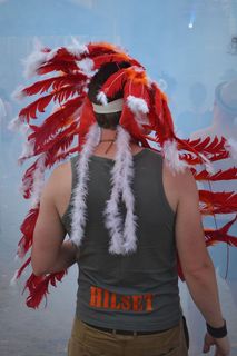 印度人，打扮，男人，人，面具，羽毛，一个人，真正的人