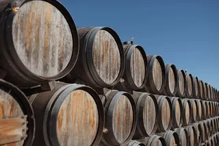 棕色，木制，啤酒桶，木桶，木头，酒桶，木桶，葡萄酒