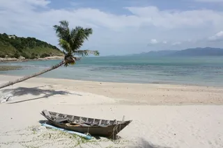加勒比海、海、吊床、水、海滩、天空、陆地、船只