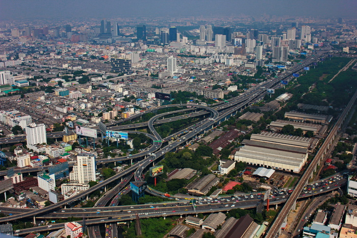 曼谷, 摩天大楼, 城市, 建筑外观, 体系结构, 建筑结构, 市容