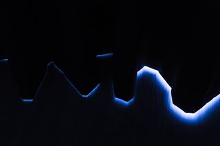 英国，约克，蓝线，图形，窗帘，抽象，蓝色，工作室拍摄