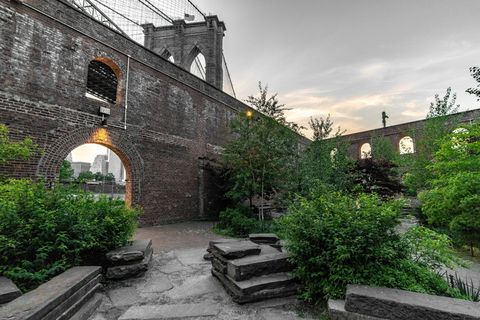 小飞象，美国，桥梁，植物，树木，绿色，砖，砖墙