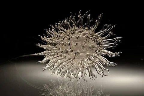 抽象，黑暗，黑暗，形式，奇怪，雕塑，玻璃，现代艺术