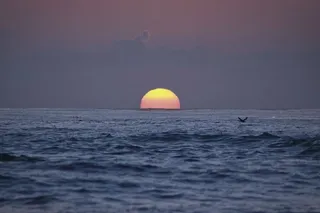 大海，黎明，大自然，天空，云朵，傍晚，海洋，户外