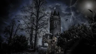 紧张、黑暗、恐怖、夜晚、恐怖、阴郁、黑暗、恐怖