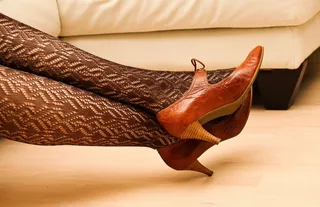 采购产品绑腿，花边，高跟鞋，鞋，室内，人的腿，菜鸟图库，菜鸟图库