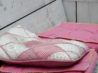 银行，座位，坐，长凳，休息，木头，户外，枕头