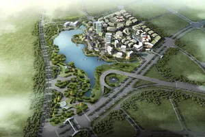 景观摄影、顶层、景观、城市建筑、生态、创意、科技园、3d