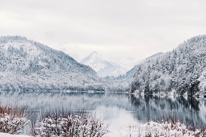 德国的雪山