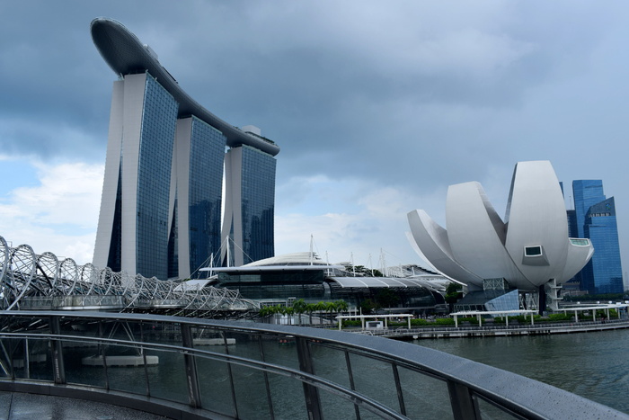 新加坡, 城市, 现代, 未来, 灰色, 架构, 亚洲, 建设