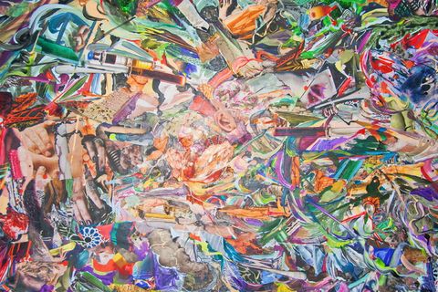 油漆、粗糙、肮脏、拼贴、摘要、垃圾、报纸、纸张