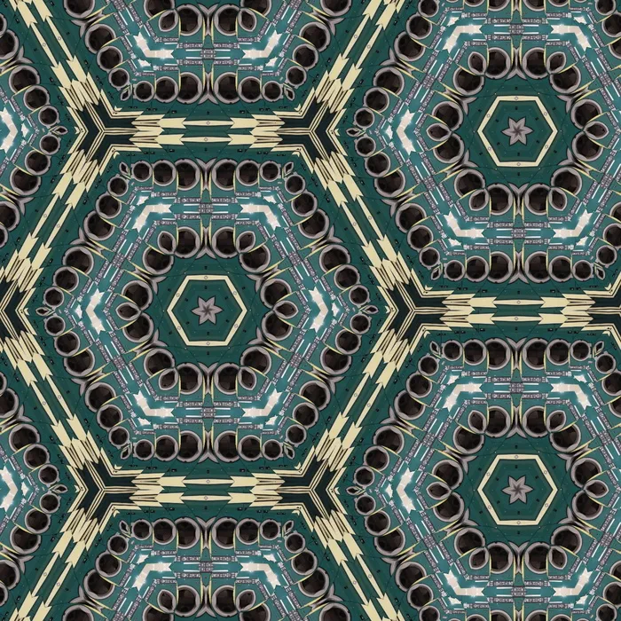 用线条和形状设计的艺术品