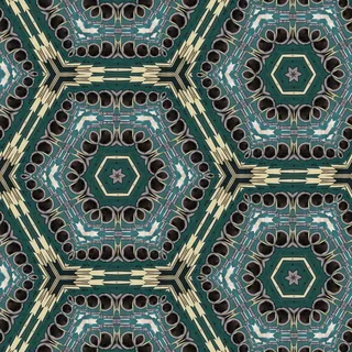 用线条和形状设计的艺术品