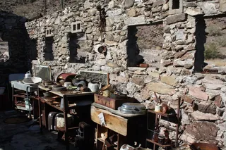 美国，亚利桑那州，quartzsite，goldgraeber，建筑，建筑结构，墙，无人