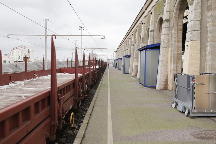 车站、sncf、sète、货车、运输、火车、线路、运输