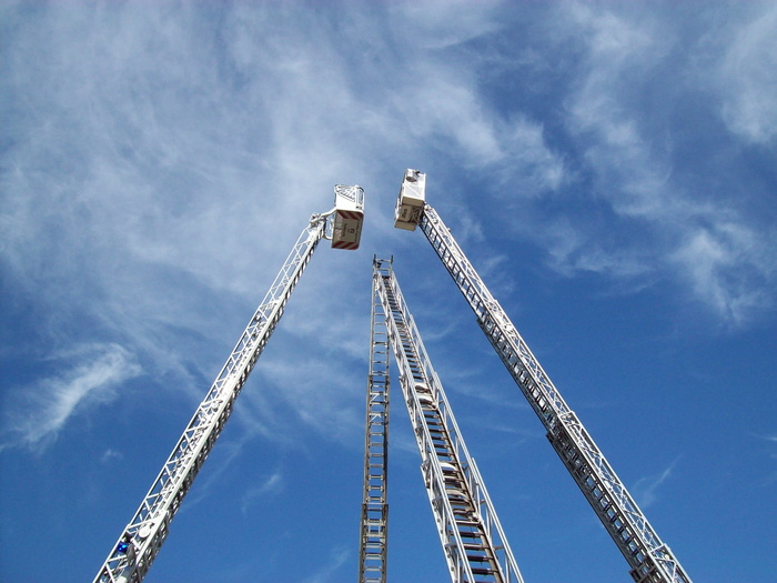 消防，转台梯，*，头部，转台*，上升，金属头部，金属