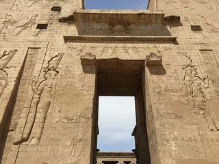 埃及，寺庙，墙壁，考古学，建筑，建筑结构，历史，过去