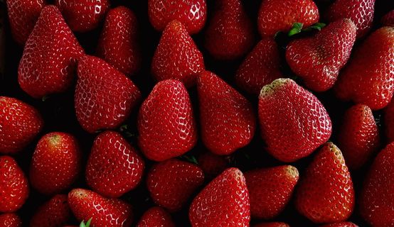 草莓，浆果，红色，水果，浆果，全框架，草莓，背景