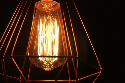 英国, 伦敦, 伊灵, 灯丝, 玻璃, 灯泡, 传统, 照明