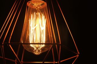 英国, 伦敦, 伊灵, 灯丝, 玻璃, 灯泡, 传统, 照明