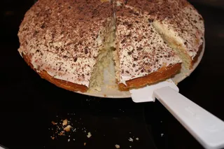 蛋糕，分层，巧克力，洒，切片，楔形，切，面包