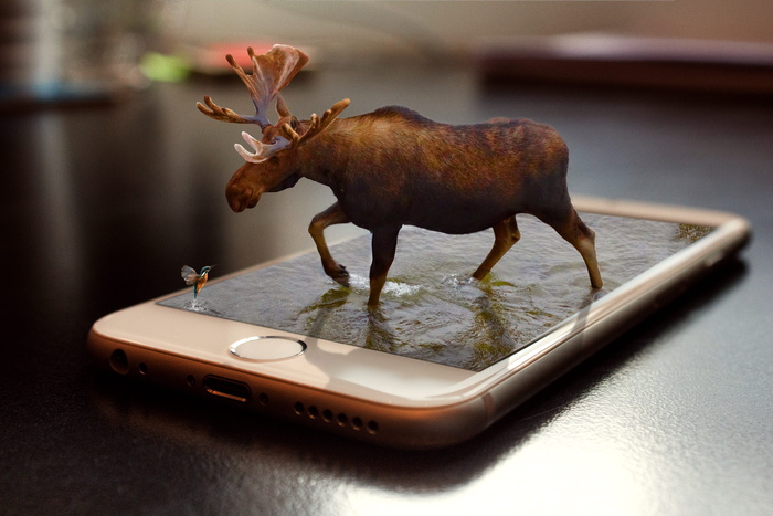 银色iphone 6、iphone、moose、润饰、3d、混音、手机、水