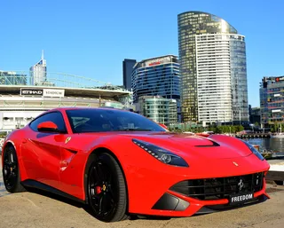 澳大利亚，码头区，红色，墨尔本，维多利亚，跑车，快车，快车