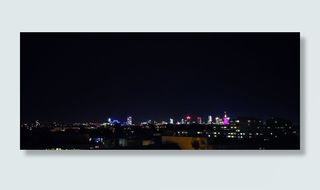 建筑物，城市，城市灯光，城市景观，黑暗，黎明，黄昏，傍晚