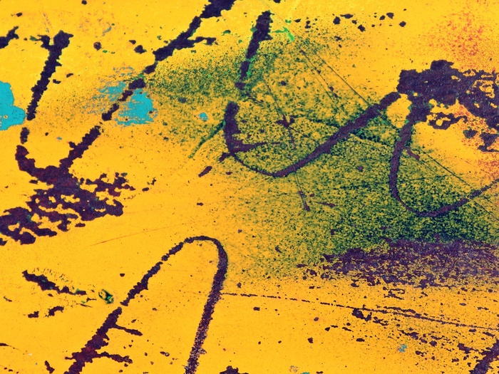 黄色，紫色，抽象，绘画，背景，不锈钢，波浪，划痕