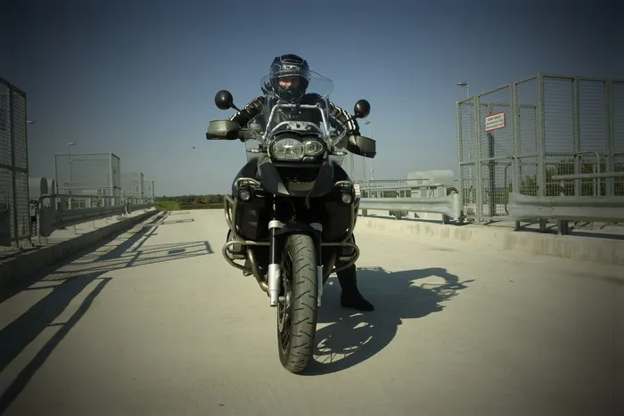 引擎, 宝马, bmw 1200gs, 交通, 一个人, 城市, 天空, 交通方式