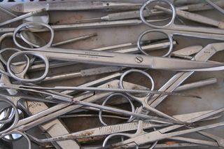 剪刀、金属、工具、银、大物件、静物、室内、无人