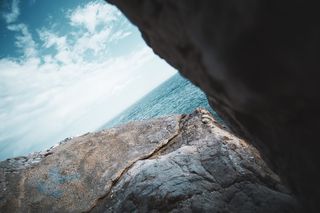 灰色悬崖，户外，海洋，海洋，水，自然，海岸线，海岸