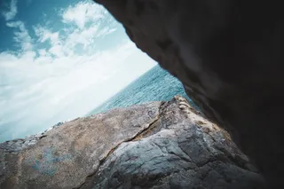 灰色悬崖，户外，海洋，海洋，水，自然，海岸线，海岸