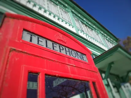 电话，电话亭，公共，英国，红色，盒子，电话，文本